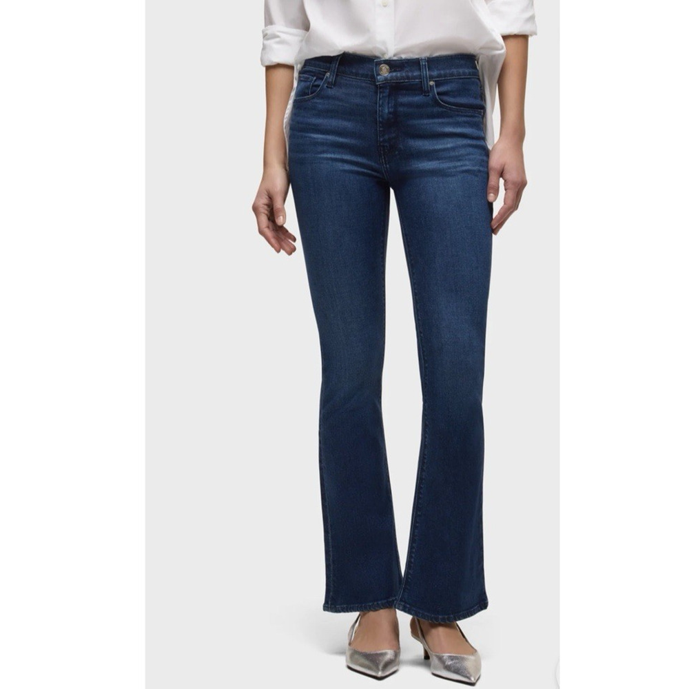 Hudson Nico Mid Rise Bootcut Barefoot Jeans Women 25 NWT Stretch Denim